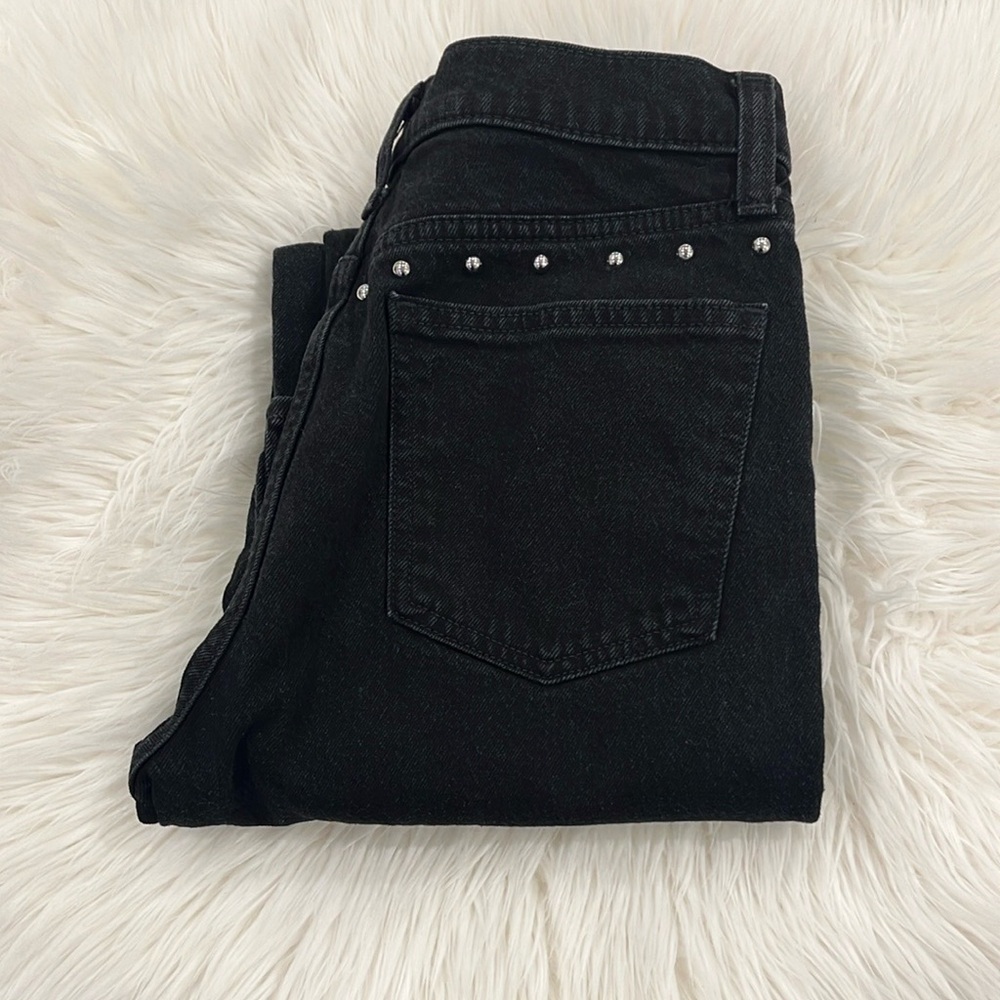 GAP 90s High Rise Black Studded Jeans - Picture 15 of 15